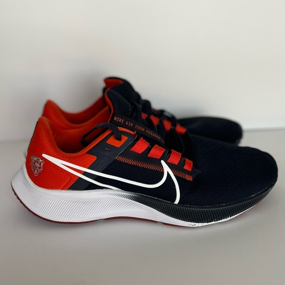 Nike zoom Pegasus 38 running shoe NFL Chicago bears men’s size 10.5 - Picture 3 of 13